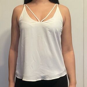 🤍 Kismet Cream Spaghetti Strap Tank – Women’s Small 🤍